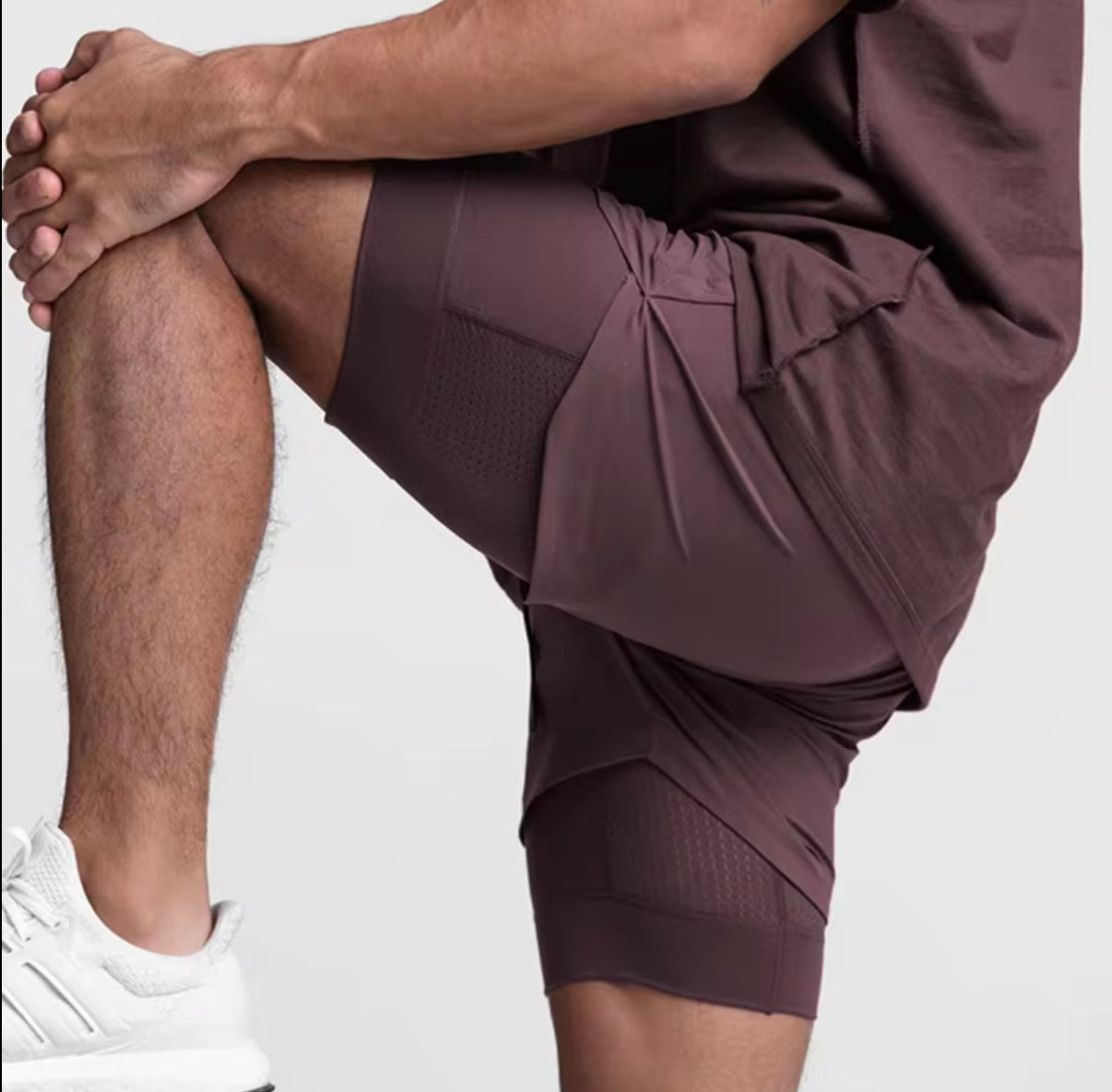 short deportivo doble con libra interior.