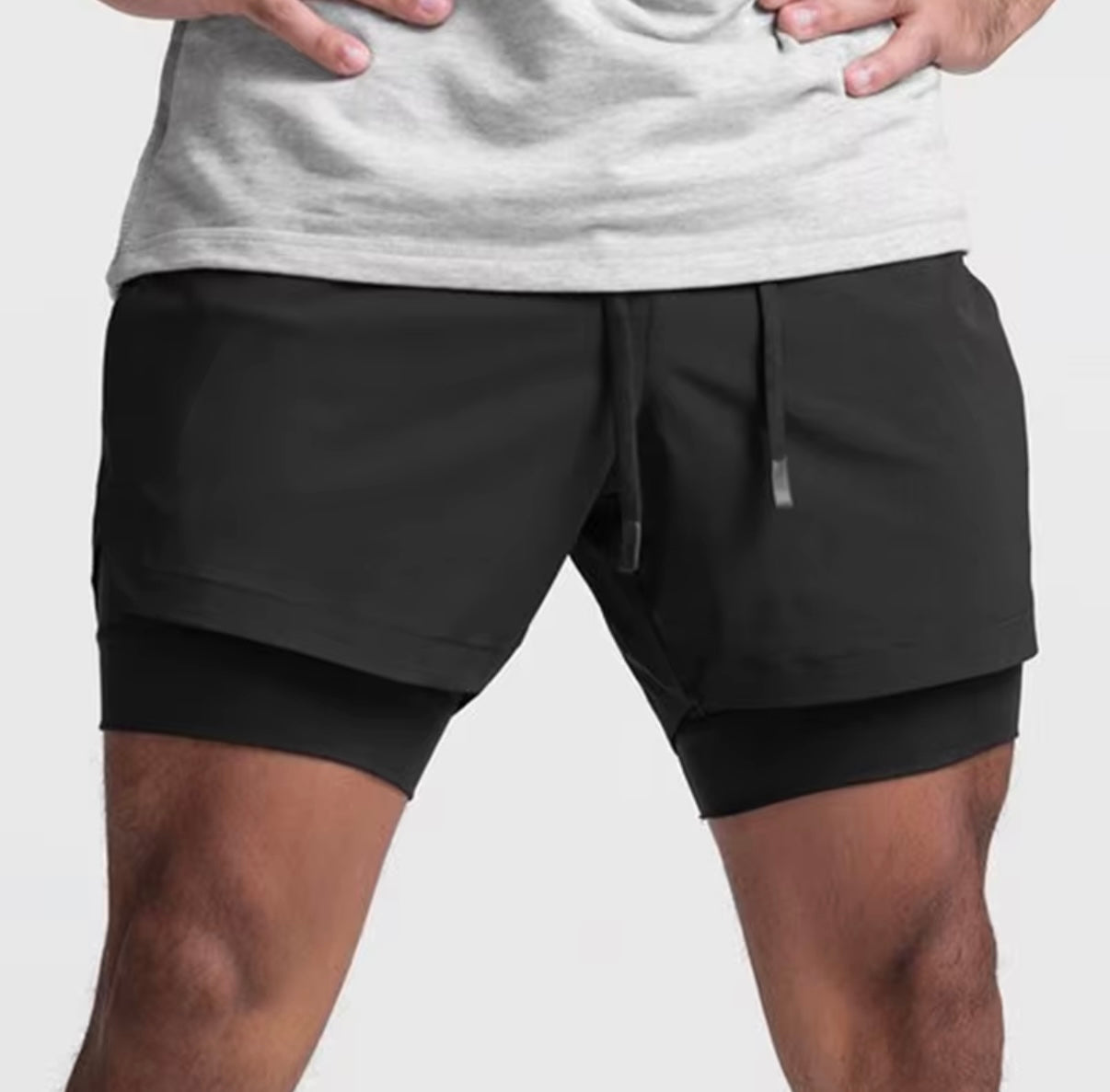 short deportivo doble con libra interior.