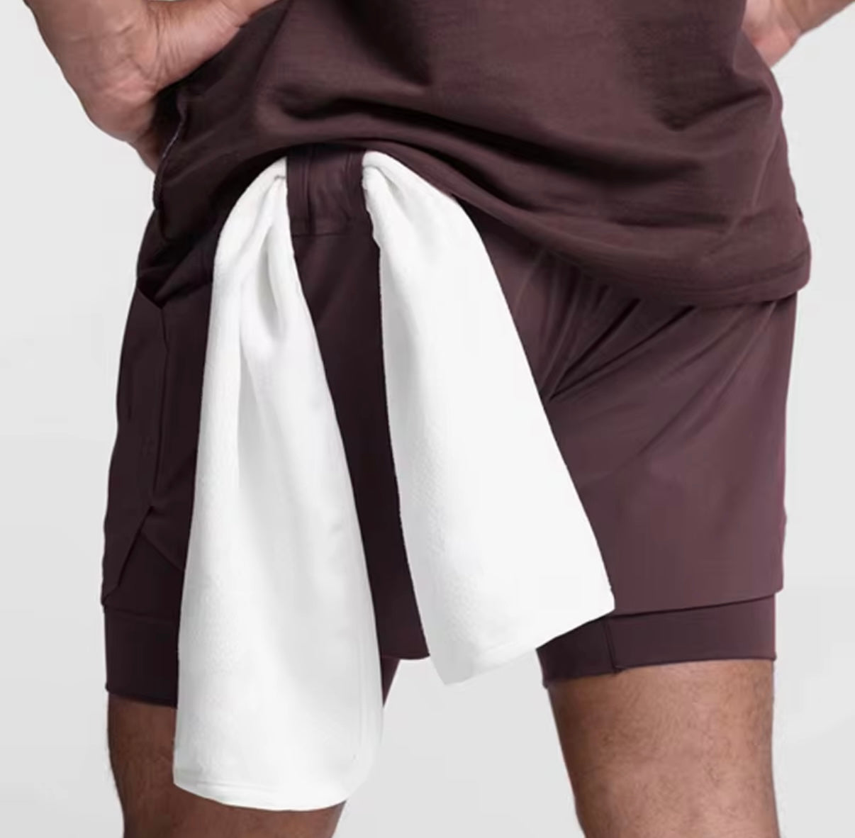 short deportivo doble con libra interior.
