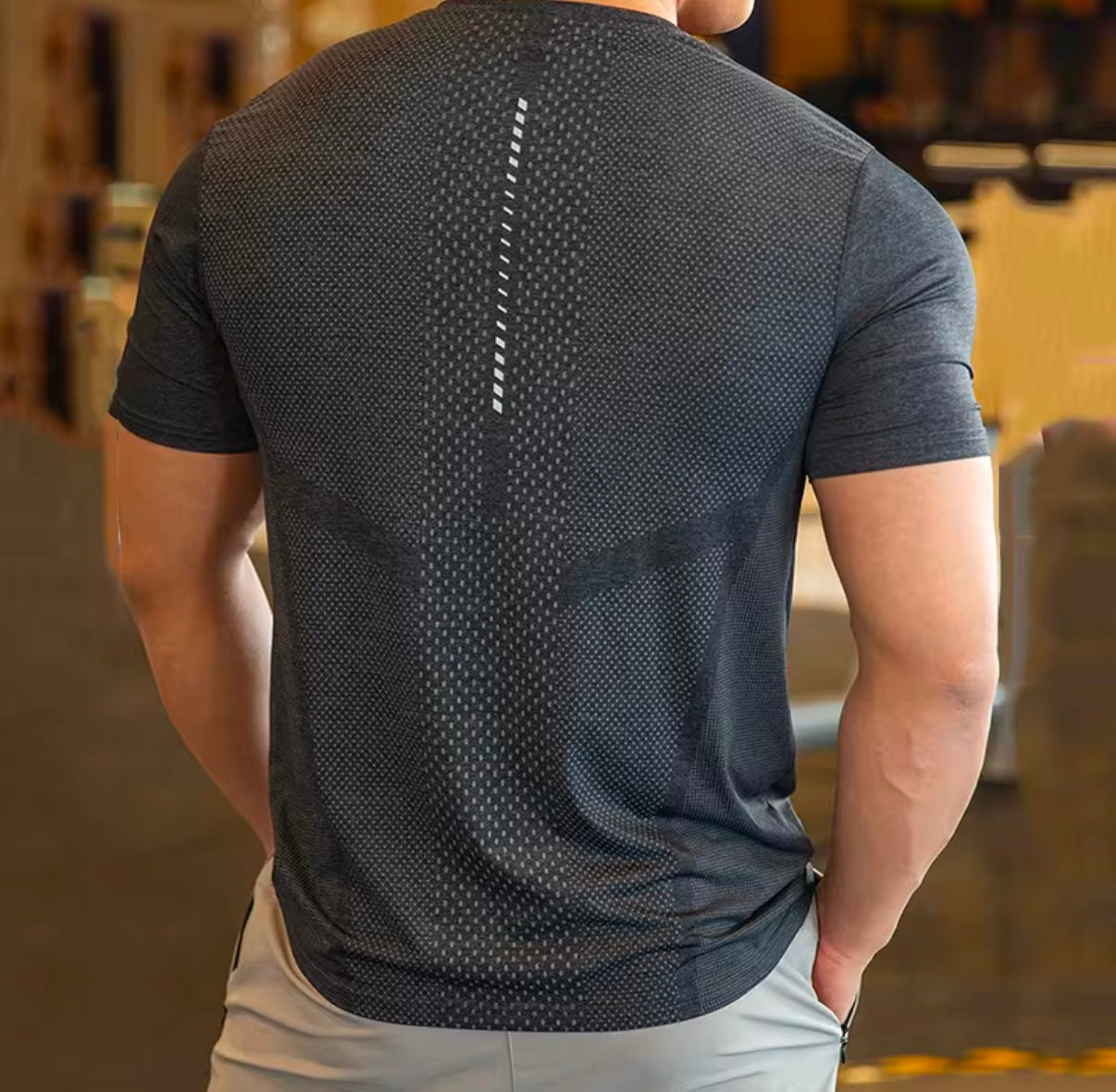 Camiseta deportiva suave y absorbente (manga corta)