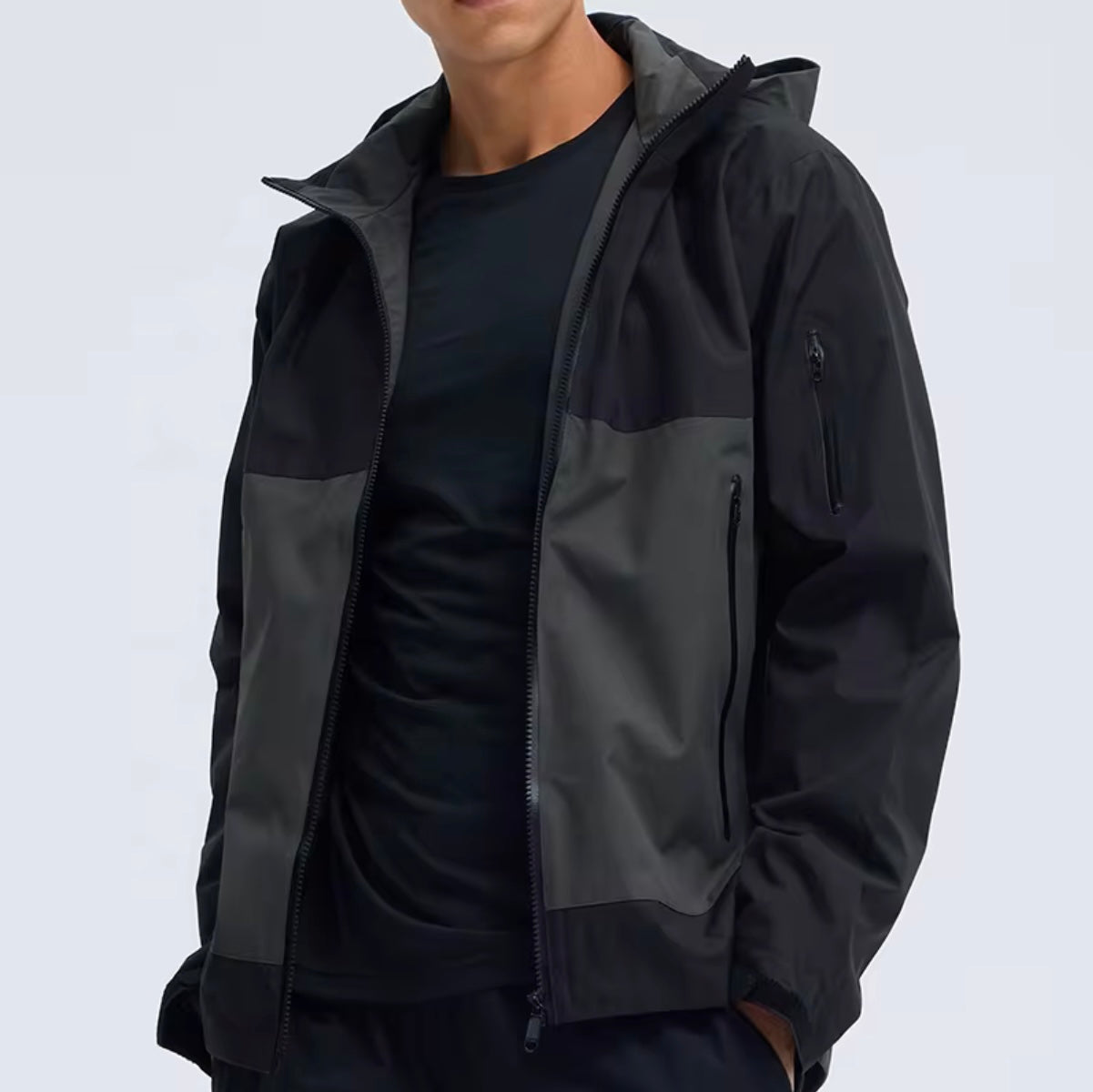 Chaqueta deportiva bicolor para hombre